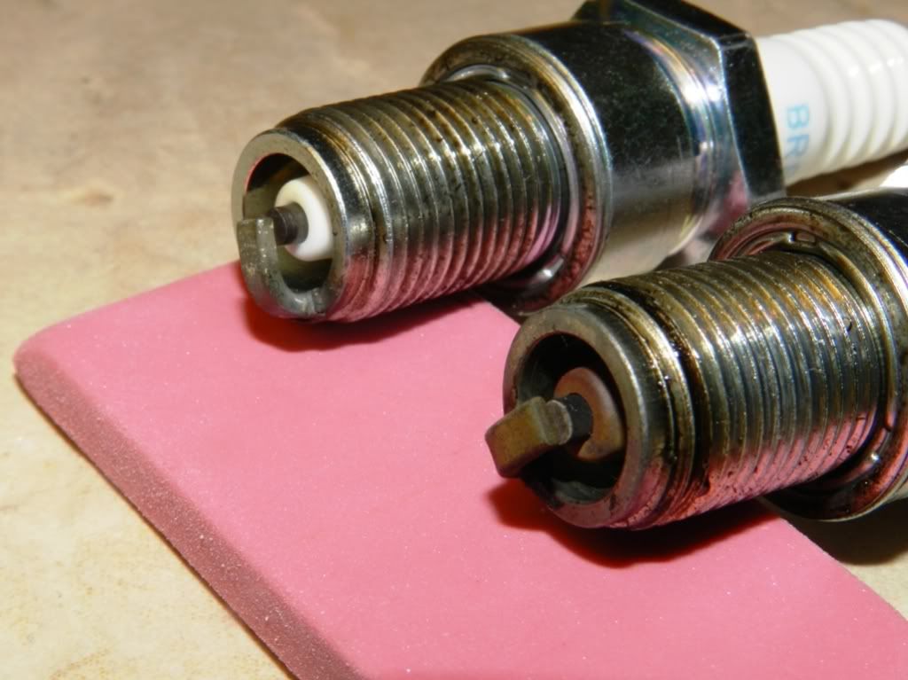 Spark plug reading after rejetting Banshee Repairs and Mods Banshee